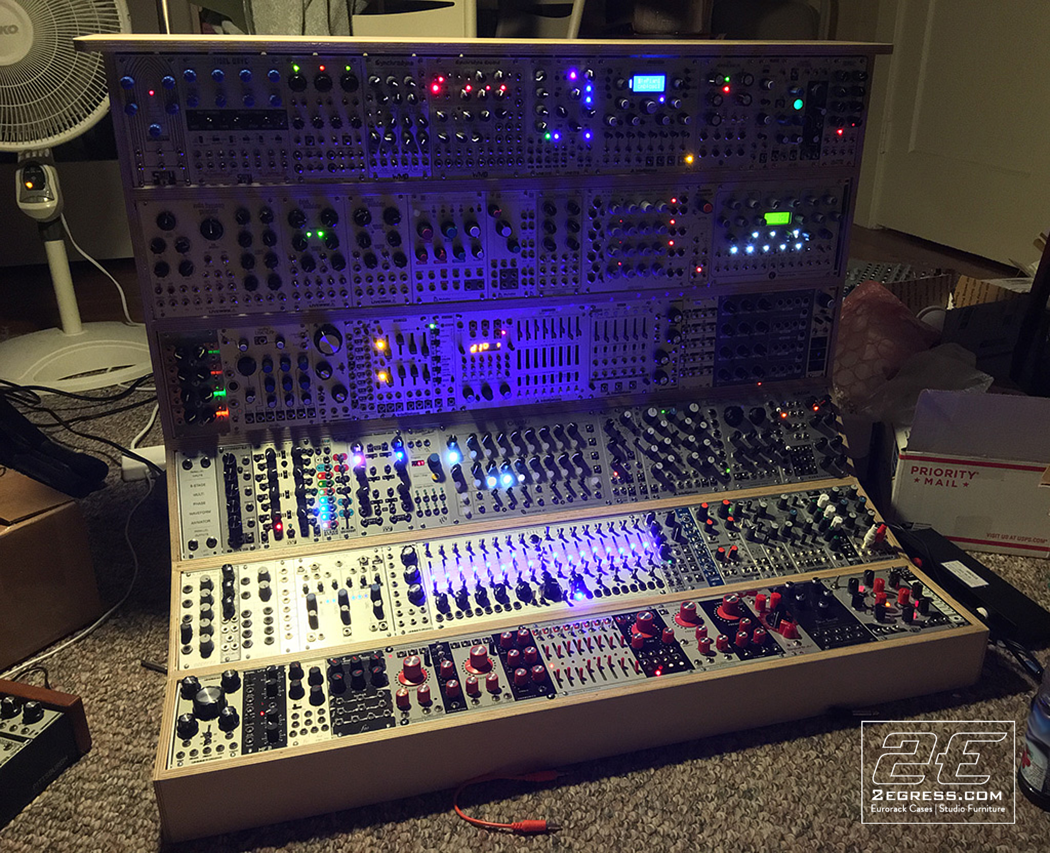 eurorack case 18u 2egress