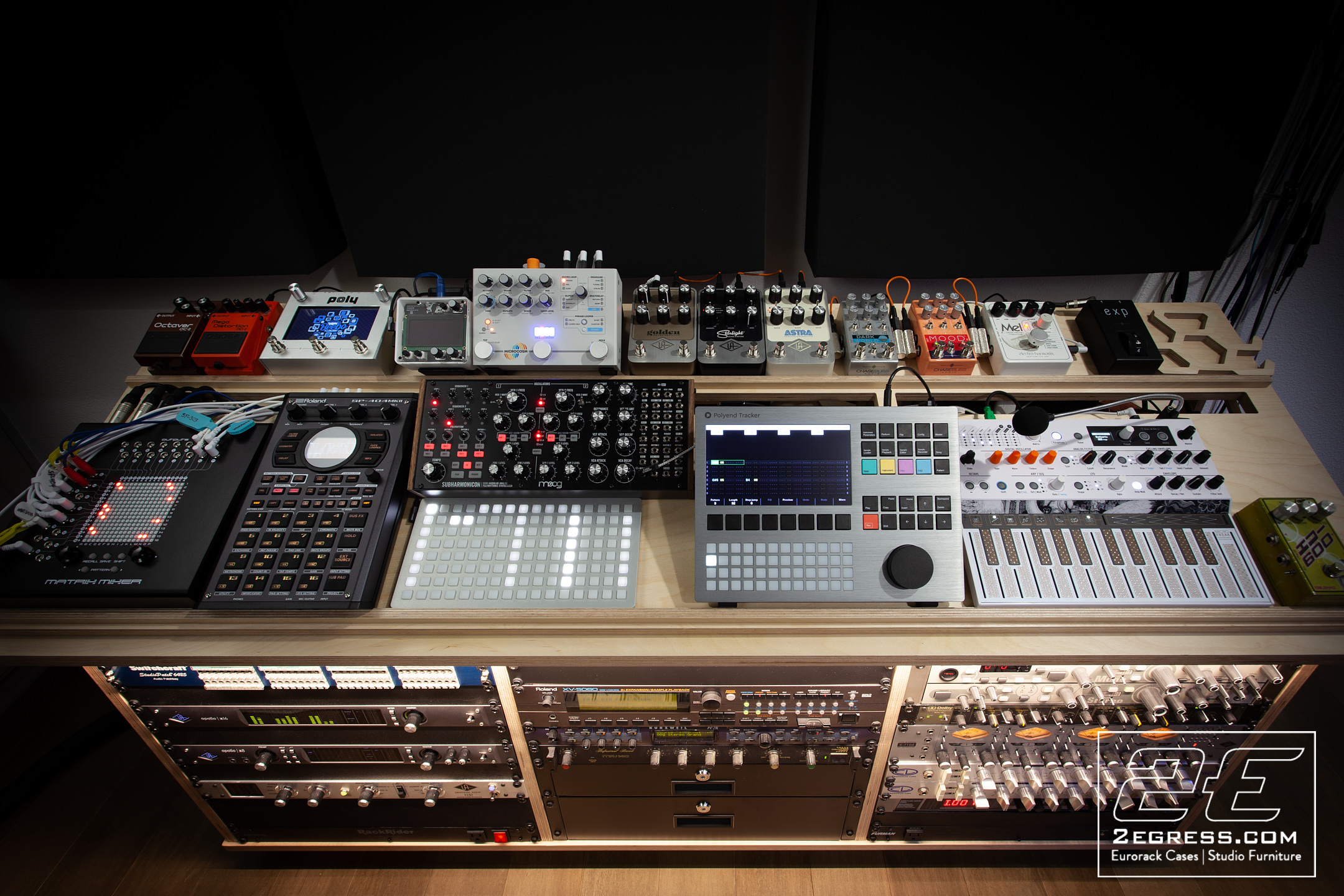 Shelf for Studio Equipment Rack by 2Egress | Lev Perrey